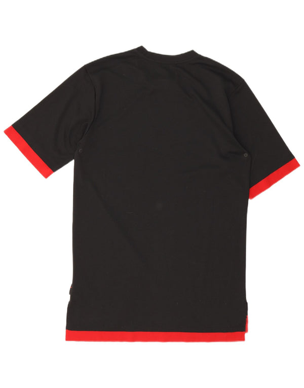 Jordan Herren T-Shirt Top Medium Schwarz Colourblock Polyester