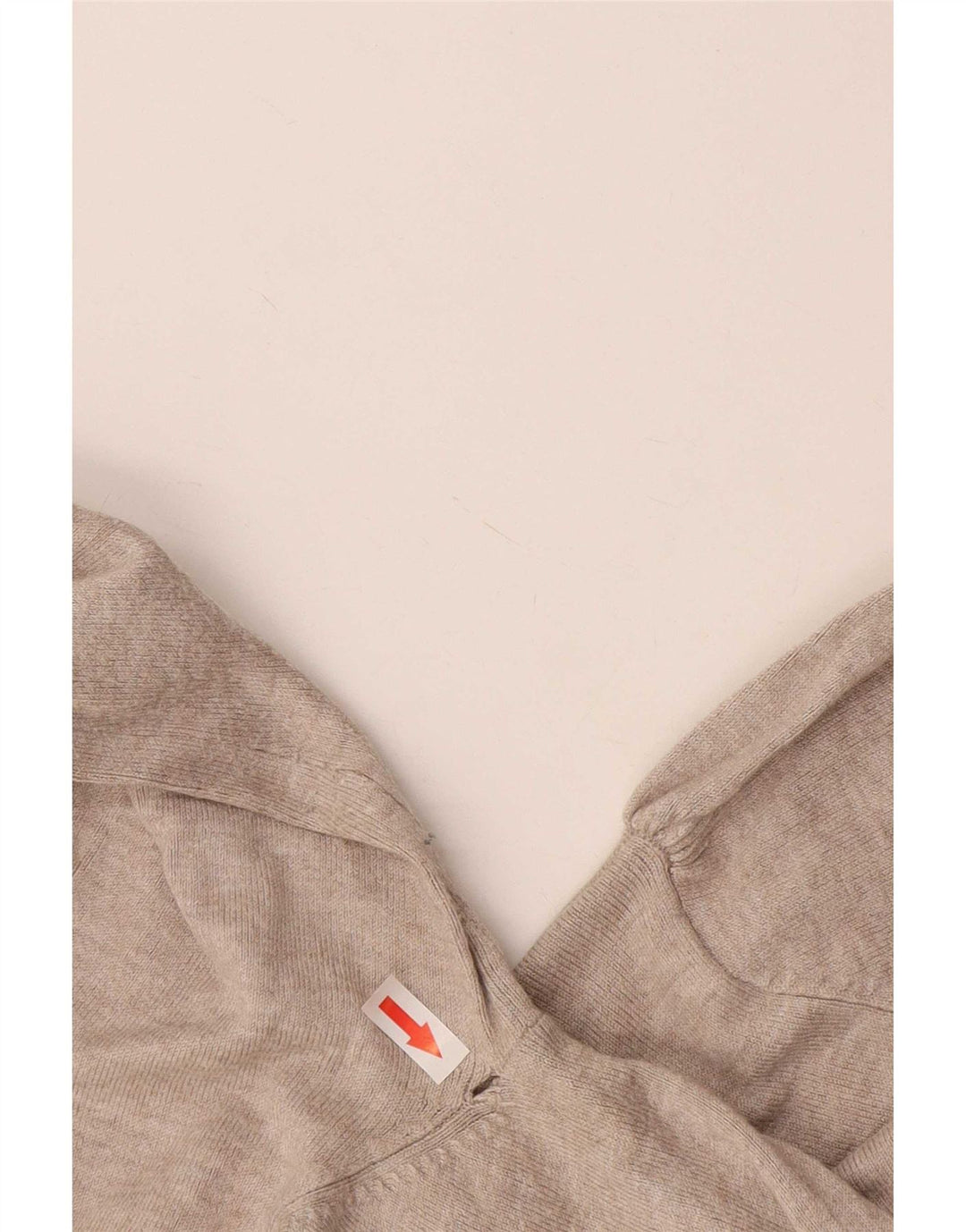 Marks & Spencer Damen Strickjacke Pullover UK 16 Large Beige Viskose