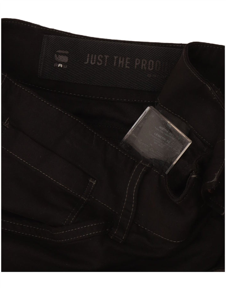 G-STAR Herren Slim Cargohose W36 L32 Schwarze Baumwolle