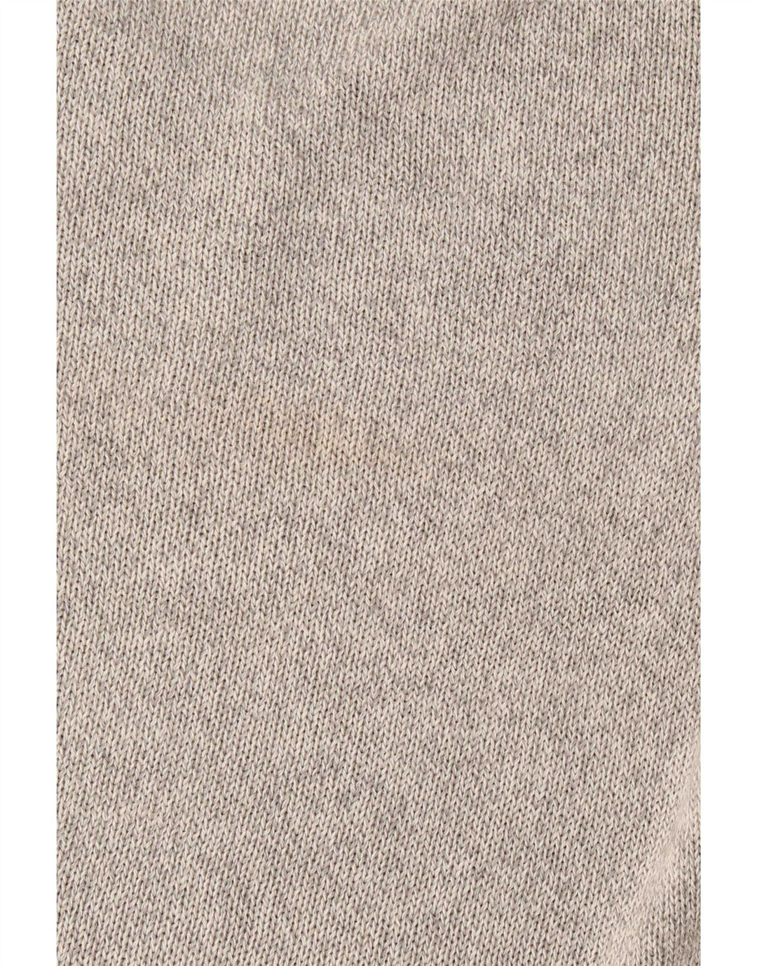 Massimo Dutti Damen-Pullover mit V-Ausschnitt, UK 14, mittelgrau gefleckte Baumwolle