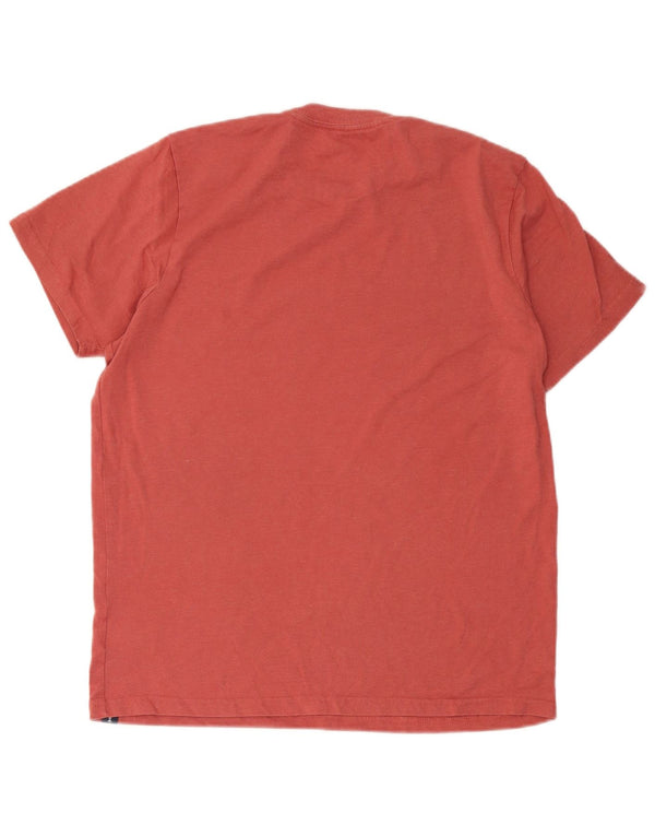 Weird Fish Herren T-Shirt Top Large Rosa Baumwolle