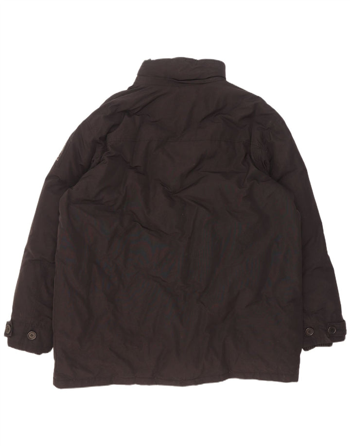Lotto Herren Wattierte Jacke UK 44/46 2XL Schwarz Polyamid