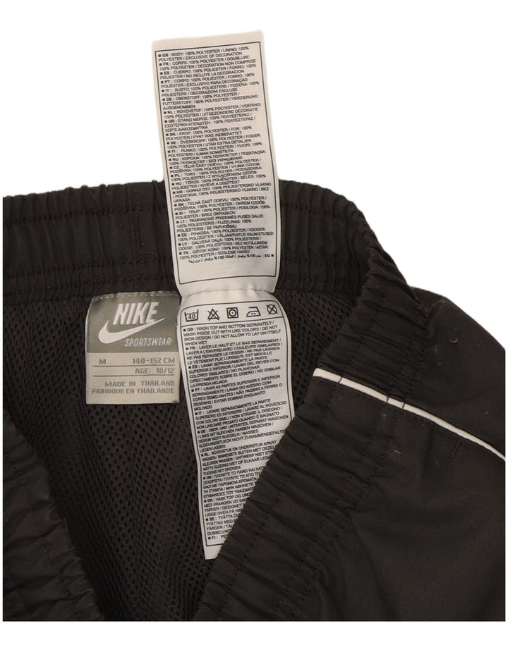 Nike Jungen-Trainingshose mit lockerer Passform, 10–11 Jahre, mittelgroßes schwarzes Polyester