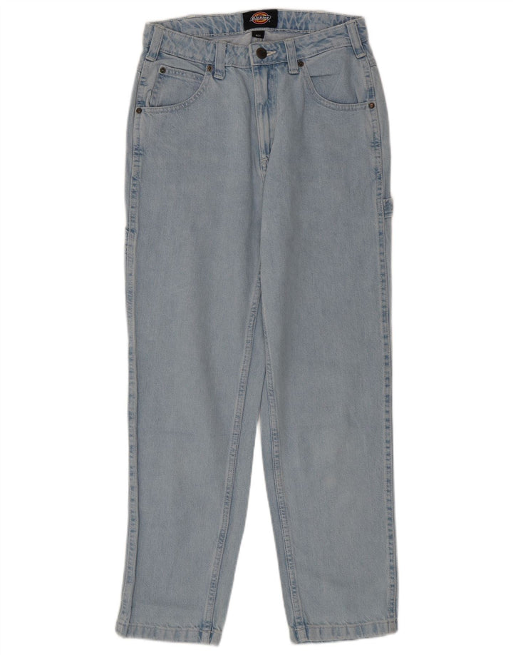 Dickies Damen Cargo Tapered Jeans W27 L28 Blaue Baumwolle