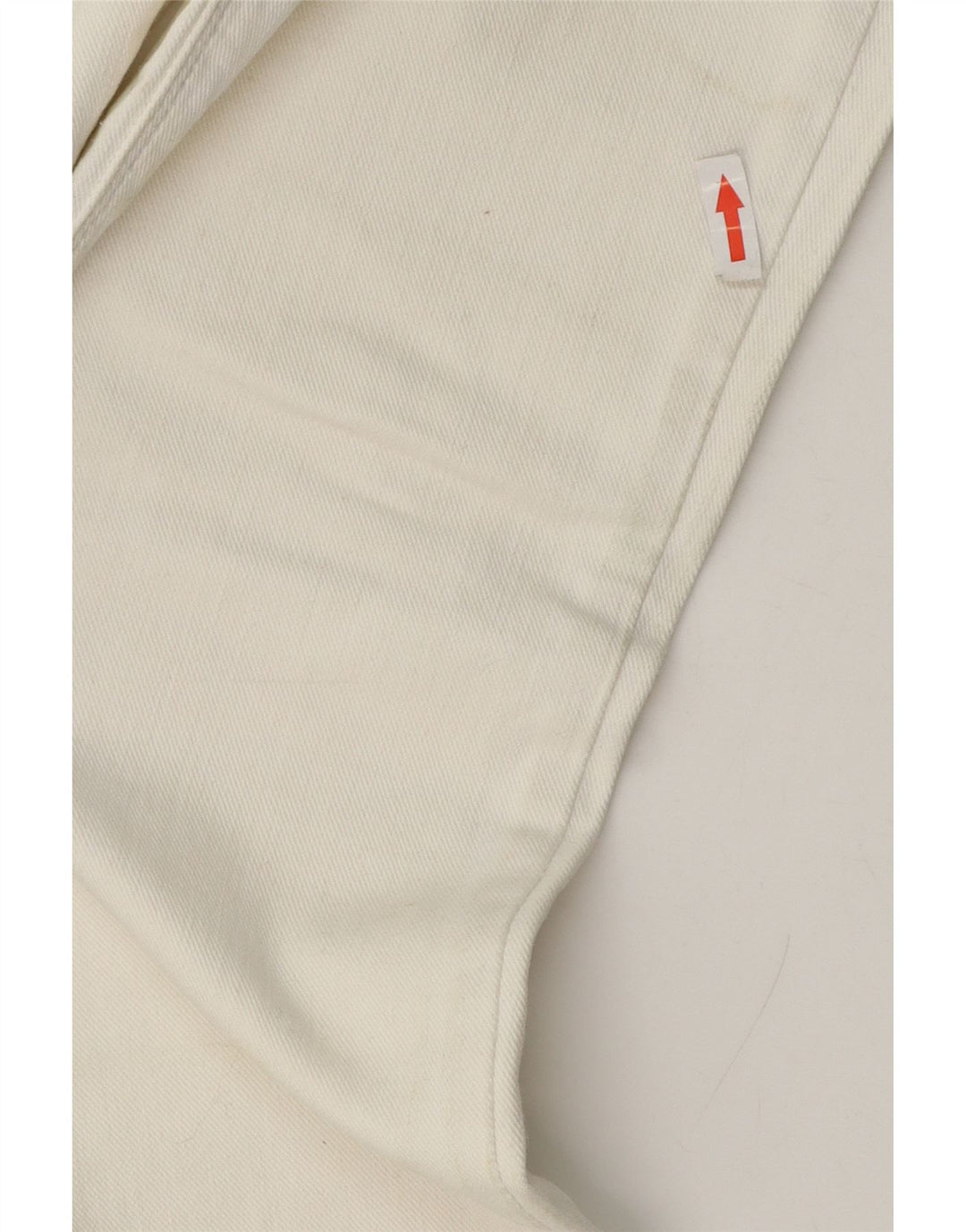 Levi's Damen 571 Slim Jeans W28 L30 Weiße Baumwolle