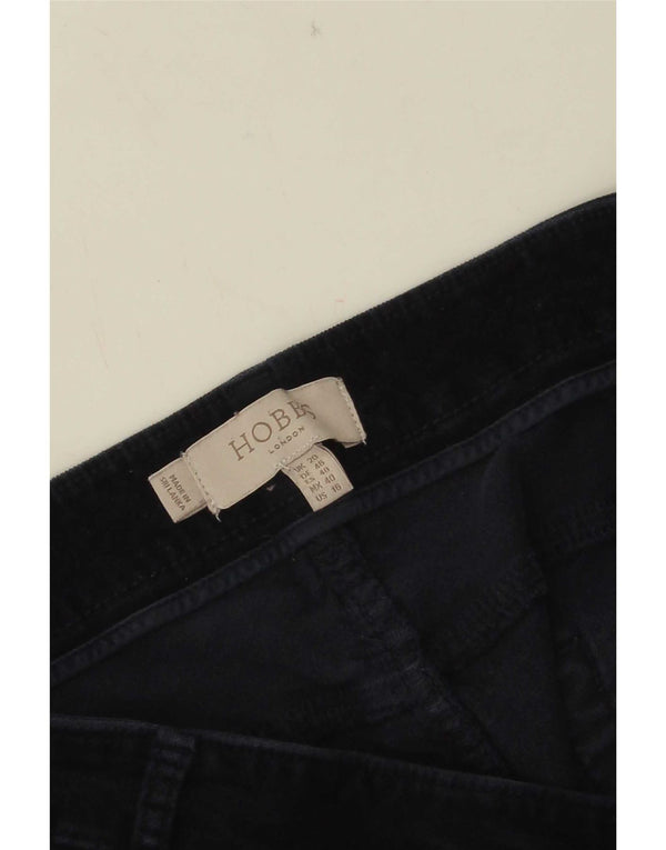 Hobbs Damen Skinny Velvet Freizeithose UK 20 2XL W38 L28 Marineblau