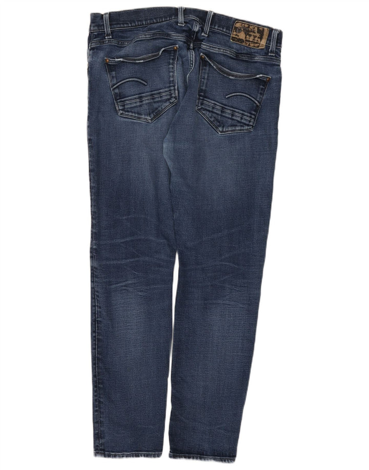 G-STAR Herren Slim Jeans W36 L32 Blaue Baumwolle