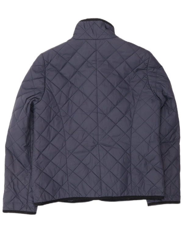 Jaeger Damen Steppjacke UK 14 Medium Marineblau Polyester