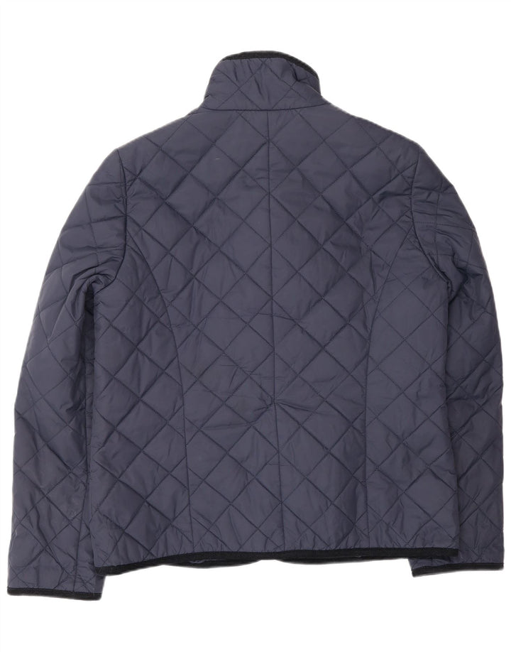Jaeger Damen Steppjacke UK 14 Medium Marineblau Polyester