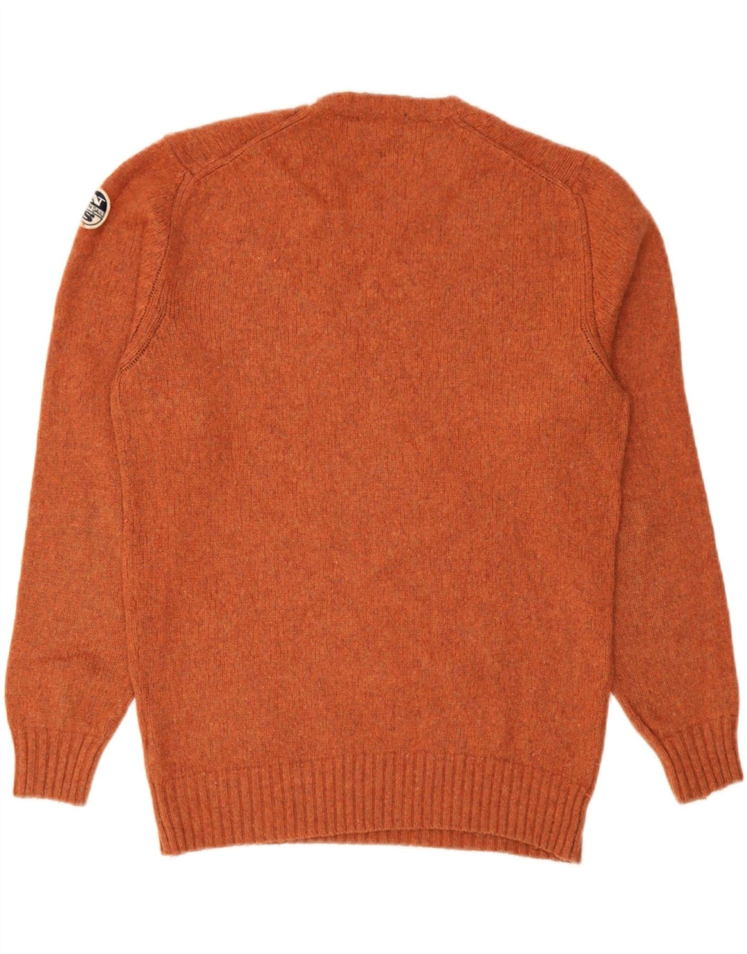 North Sails Herren-Pullover mit Rundhalsausschnitt, XL, orangefarbene Wolle