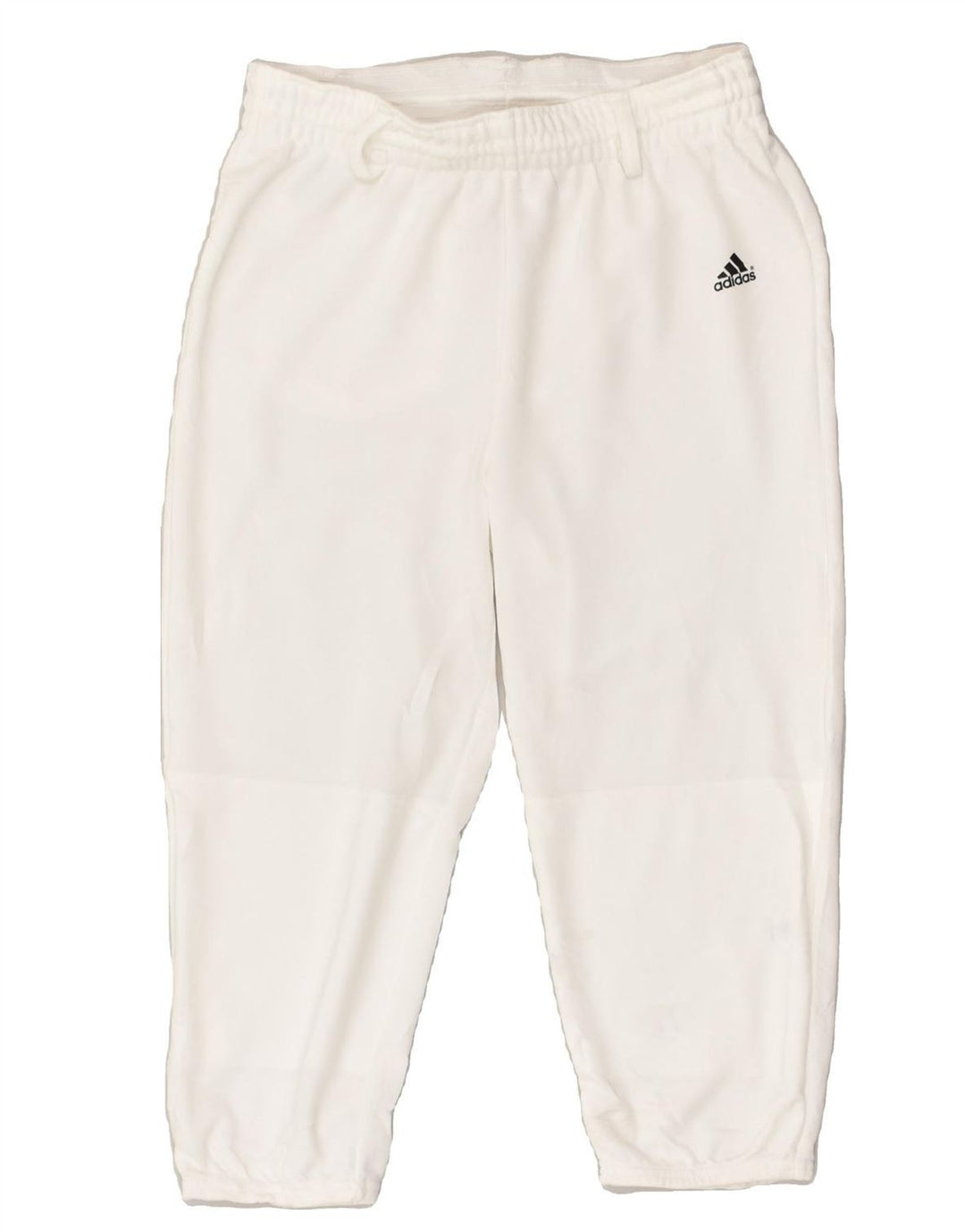 ADIDAS Girls Tracksuit Trousers 12-13 Years Large White Polyester | Vintage Adidas | Thrift | Second-Hand Adidas | Used Clothing | Messina Hembry 