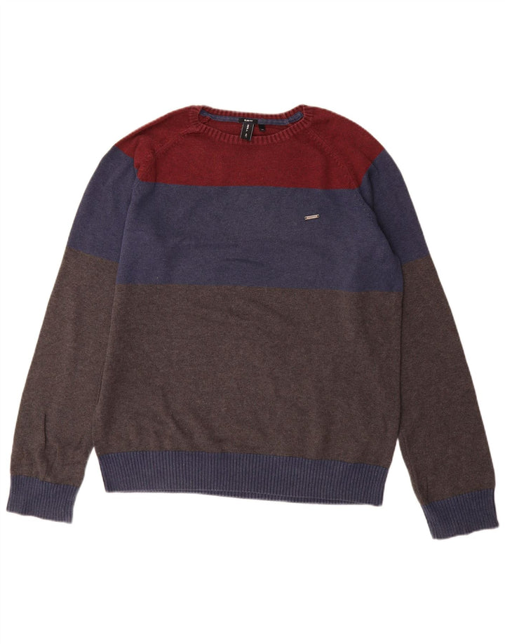 O'Neill Herren-Pullover mit Rundhalsausschnitt, mittelgroß, mehrfarbig, Farbblock