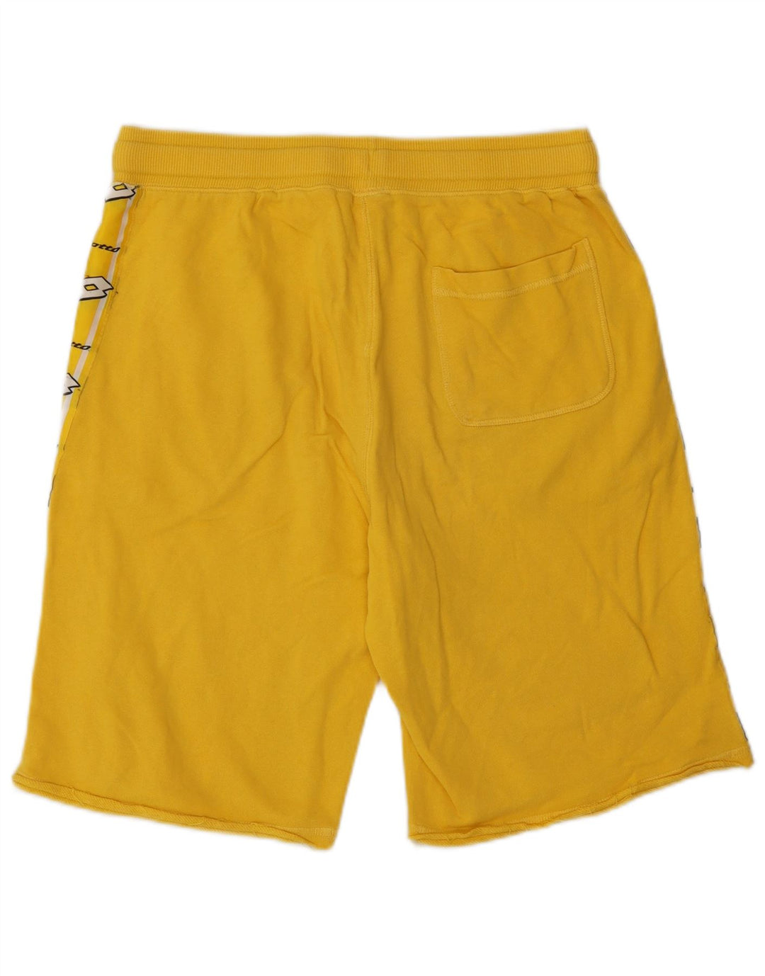 Lotto Herren-Sportshorts mit Grafik, mittelgelbe Baumwolle