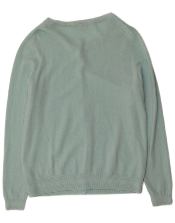 Boden Damen-Cardigan-Pullover UK 16 Large Türkis Kaschmir