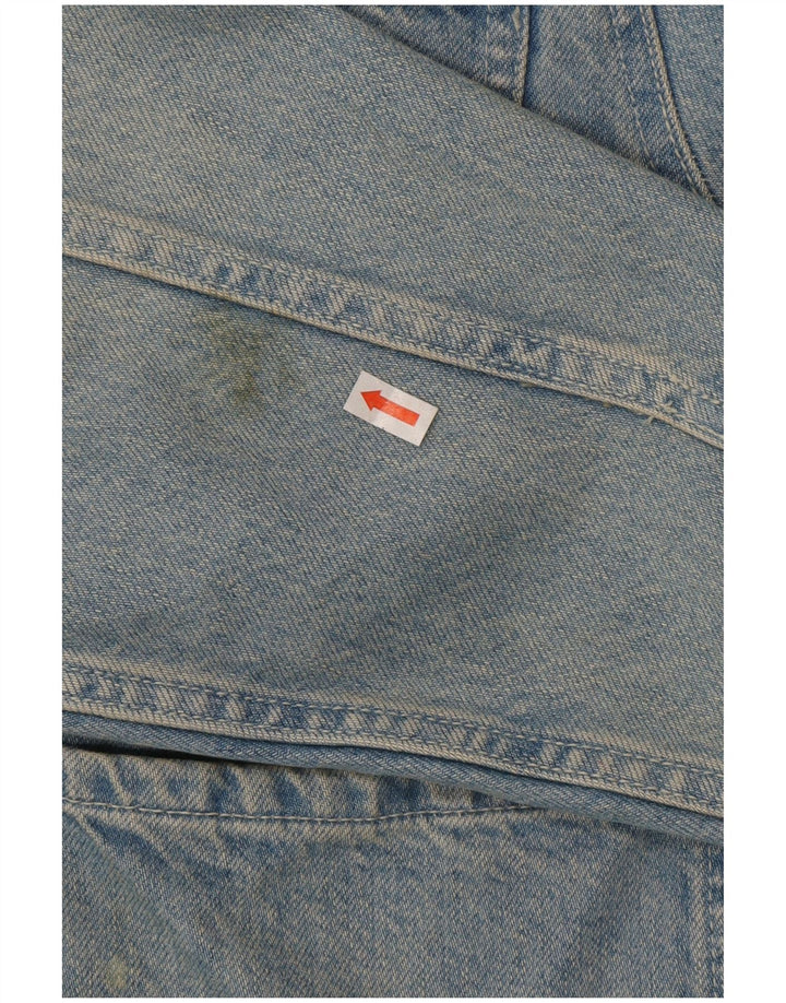 Zara Herren Jeansjacke UK 38 Mittelblaue Baumwolle