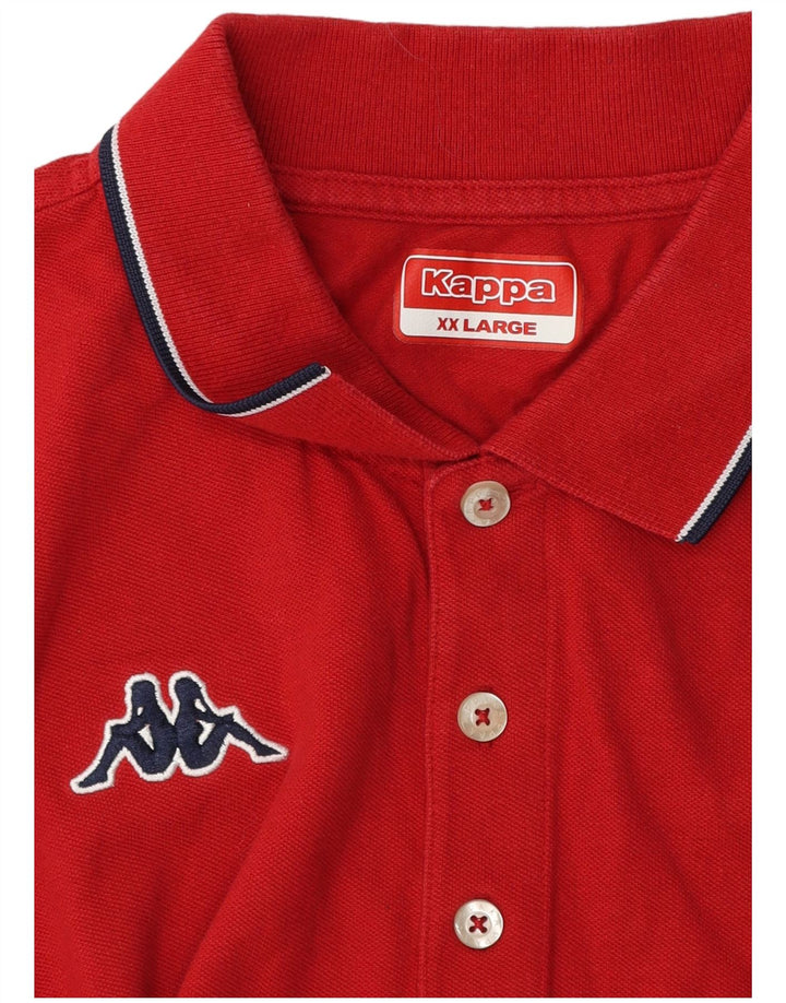 Kappa Herren Poloshirt 2XL Rot