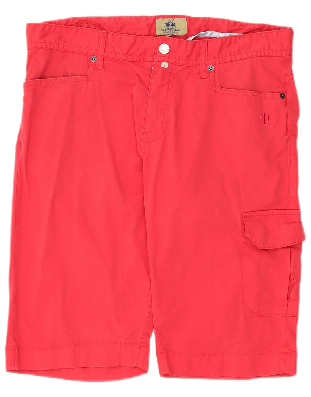 LA MARTINA Herren-Cargo-Shorts, W34, groß, rosa Baumwolle