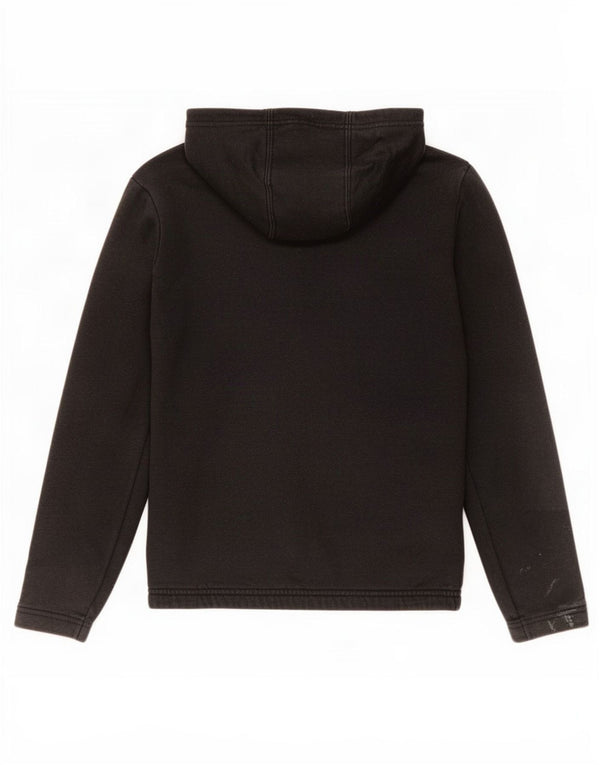 Adidas Jungen Kapuzenpullover mit Reißverschluss, 13–14 Jahre, schwarze Baumwolle