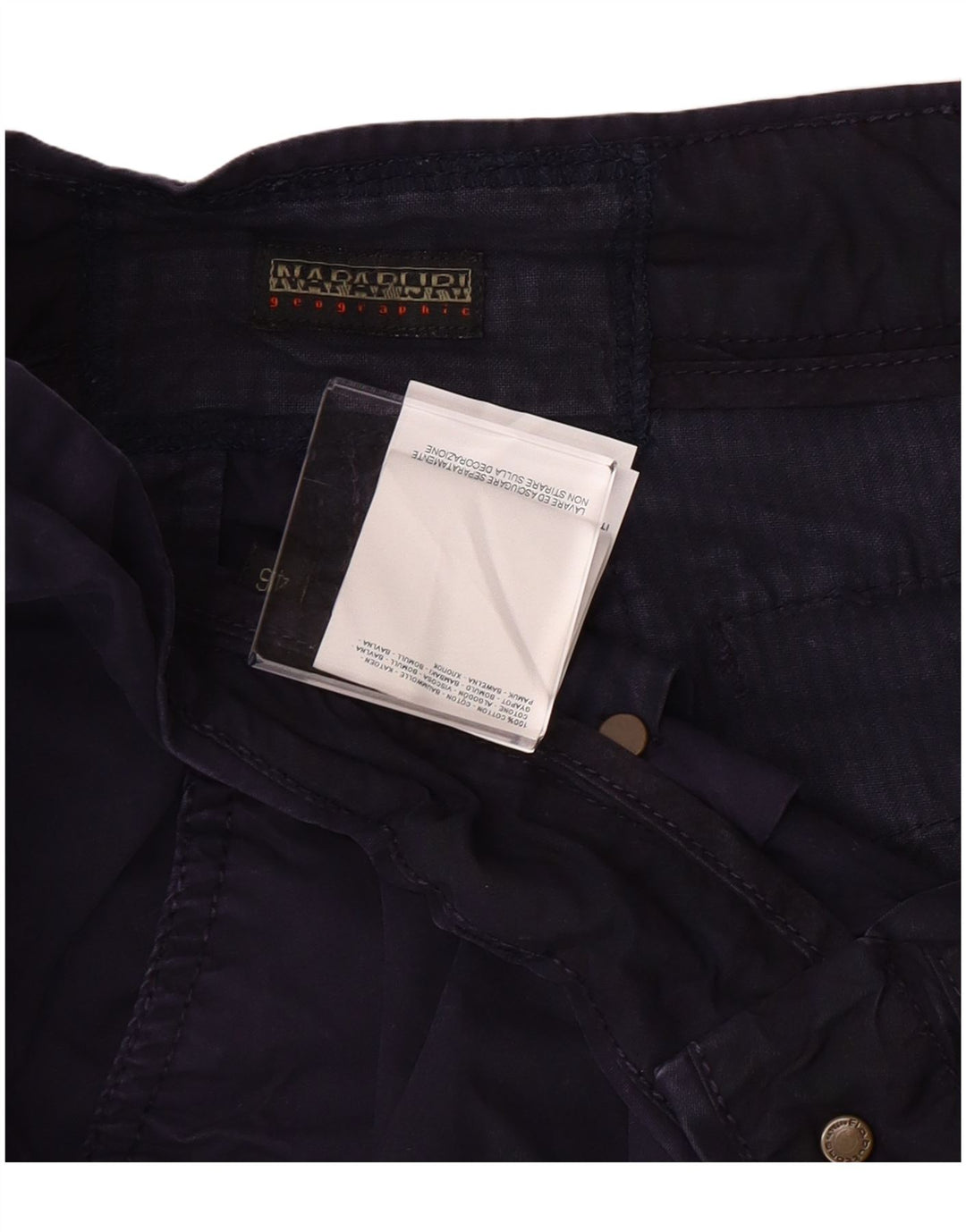 Napapijri Herren Cargoshorts IT 46 Small Marineblau Baumwolle