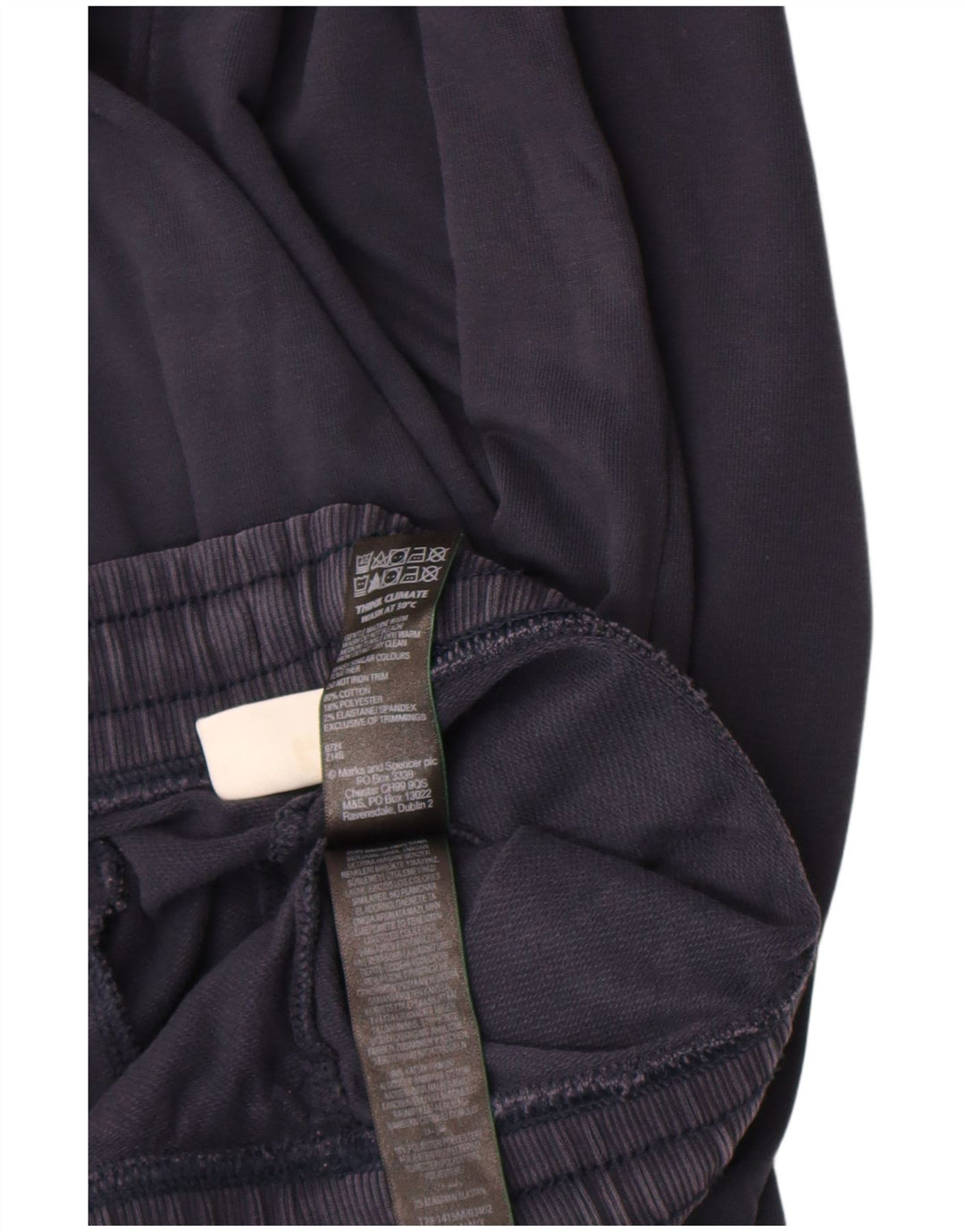 Marks & Spencer Herren-Trainingshose, 2XL, Marineblau, Baumwolle