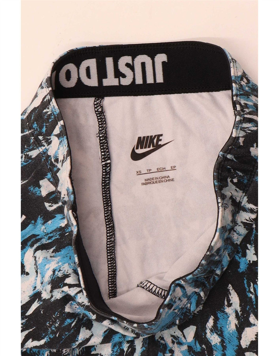 Nike Damen Leggings UK 4 XS Mehrfarbige Tarnung