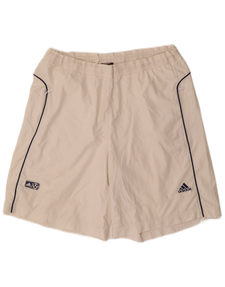 Adidas Herren Sport Shorts XL Weiß Polyester