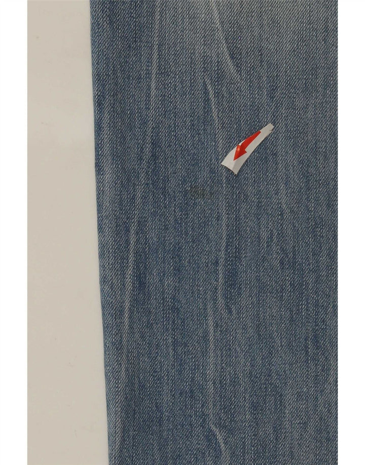 Dondup Herren Straight Jeans W32 L30 Blaue Baumwolle