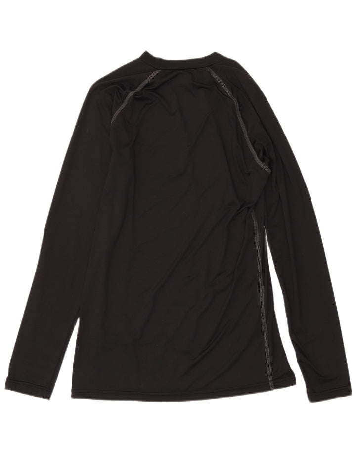 ERREA Herren-Top, langärmelig, groß, aus schwarzem Polyester
