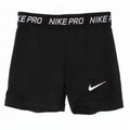 Nike Mädchen Dri Fit Graphic Sport Shorts 10–11 Jahre Mittelschwarzes Polyester