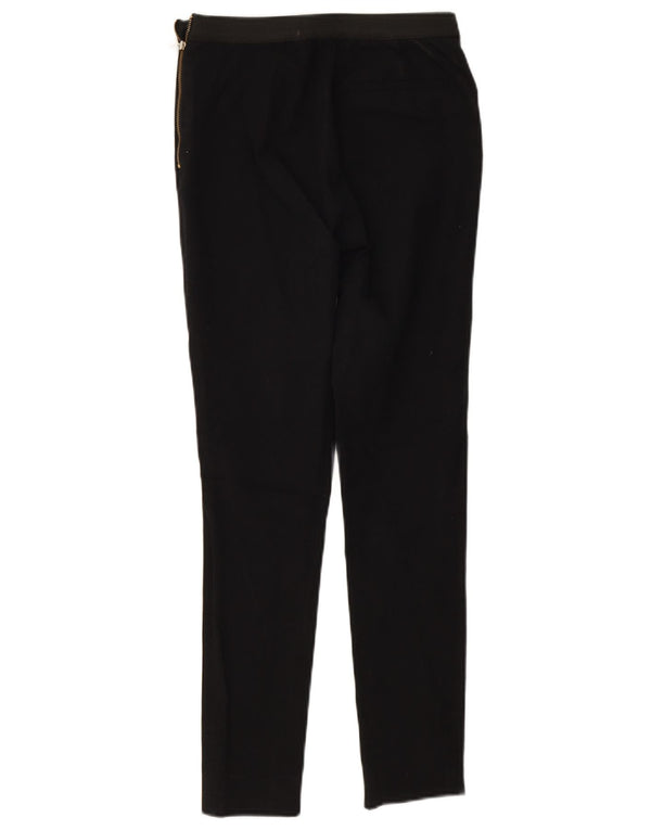 French Connection Damen Slim Freizeithose UK 10 Small W26 L27 Schwarz