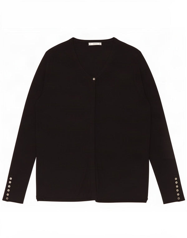 Zara Damen-Cardigan-Pullover UK 16 Large Schwarz