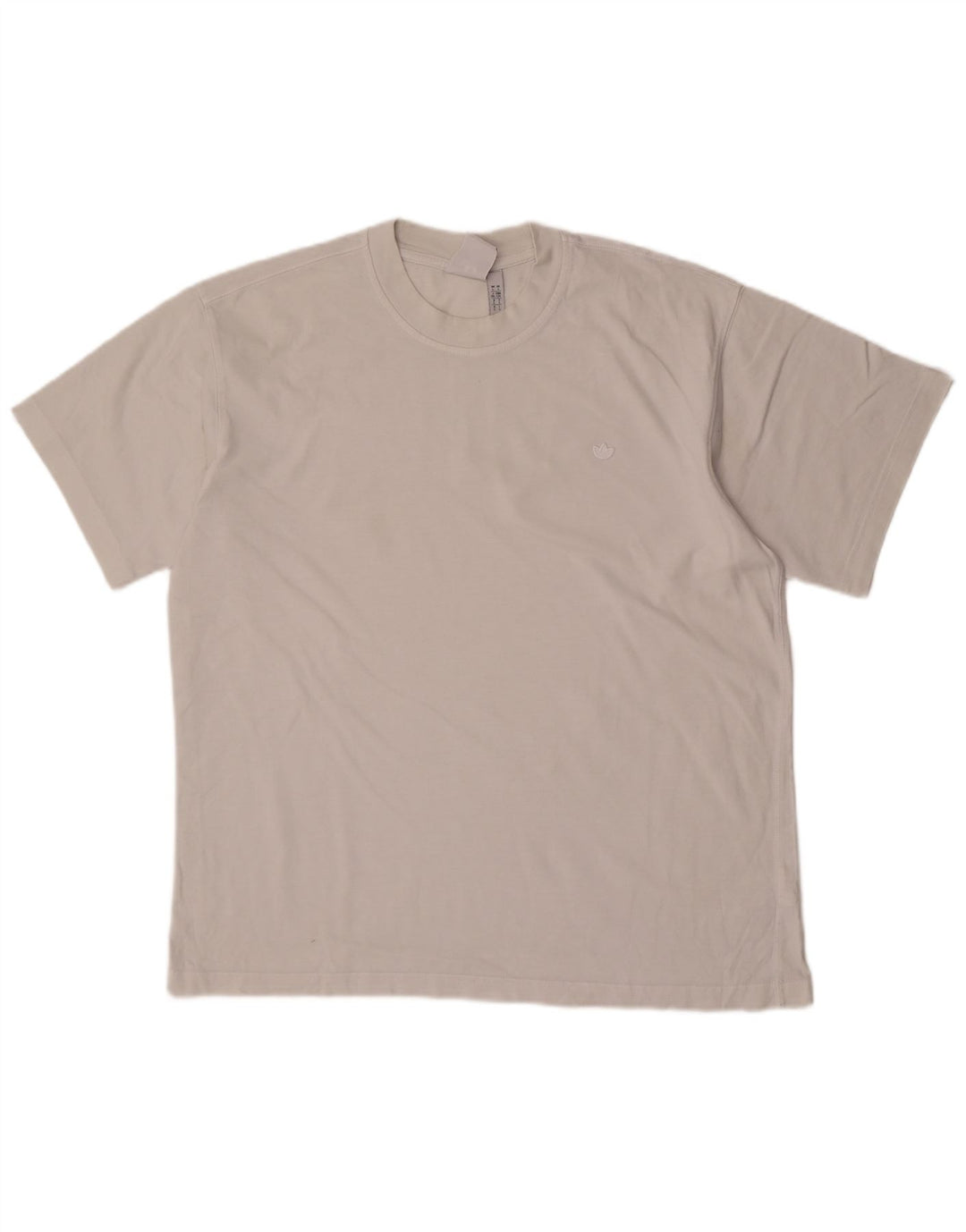 Adidas Herren T-Shirt Top Large Weiß Baumwolle