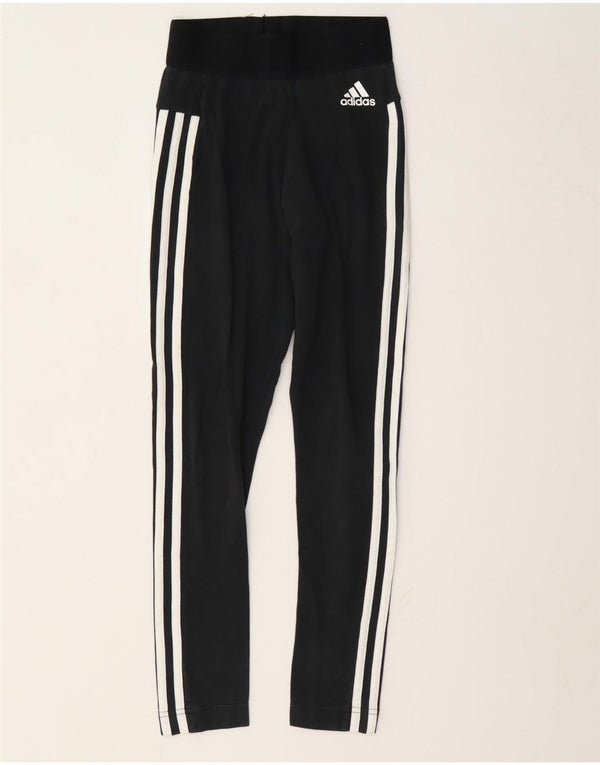 Adidas Damen Leggings UK 2 2XS Schwarz