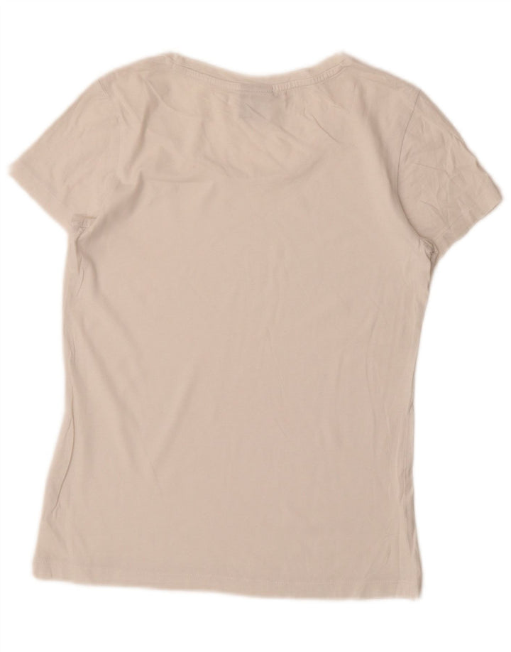 Puma Damen T-Shirt Top UK 10 Small Weiß