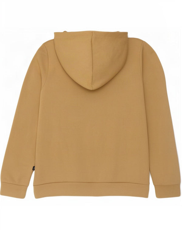 Puma Womens Graphic Hoodie Pullover UK 14 Mittelbeige Baumwolle
