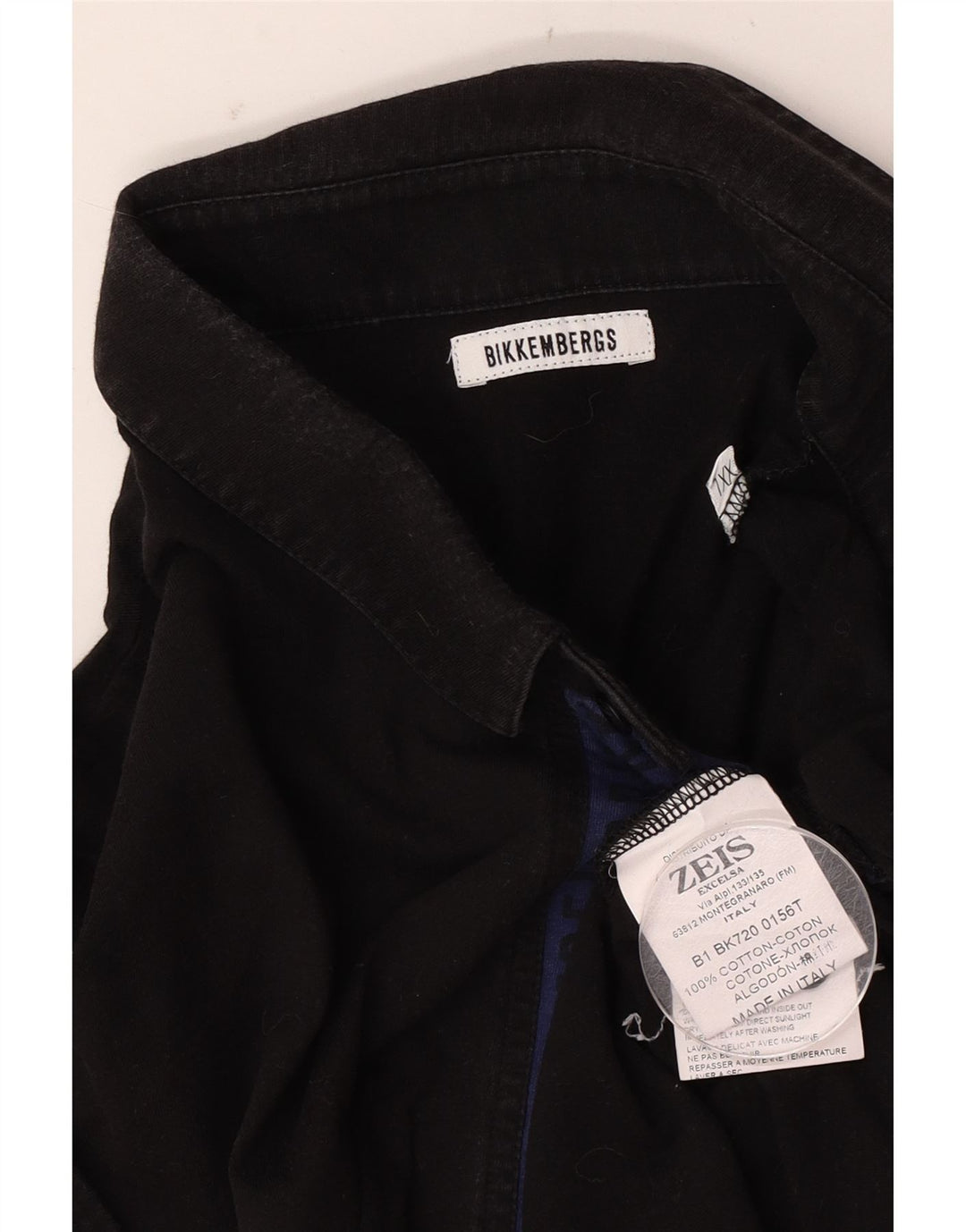 Bikkembergs Herren Poloshirt 2XL Schwarz Baumwolle