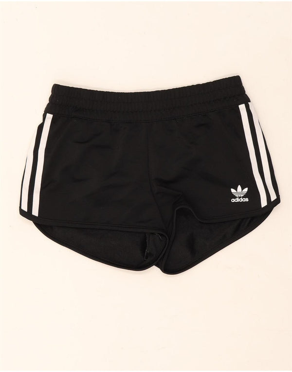 Adidas Damen Sportshorts UK 6 XS Schwarz Polyester