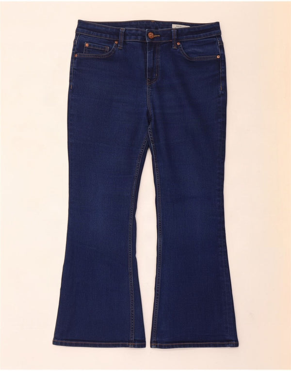 Marks & Spencer Damen The Eva Bootcut Jeans UK 14 Large W32 L28 Marineblau
