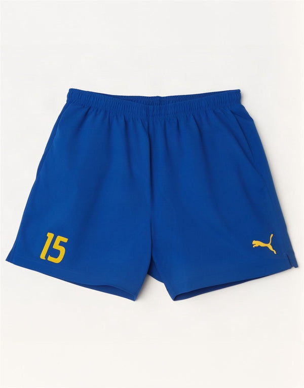 Puma Herren Graphic Sport Shorts XL Blau