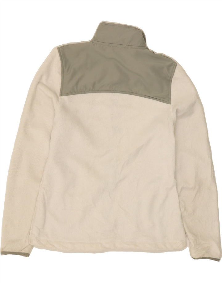 FILA Mens Fleece Jacket UK 36 Small White Colourblock Polyester Vintage Fila and Second-Hand Fila from Messina Hembry 