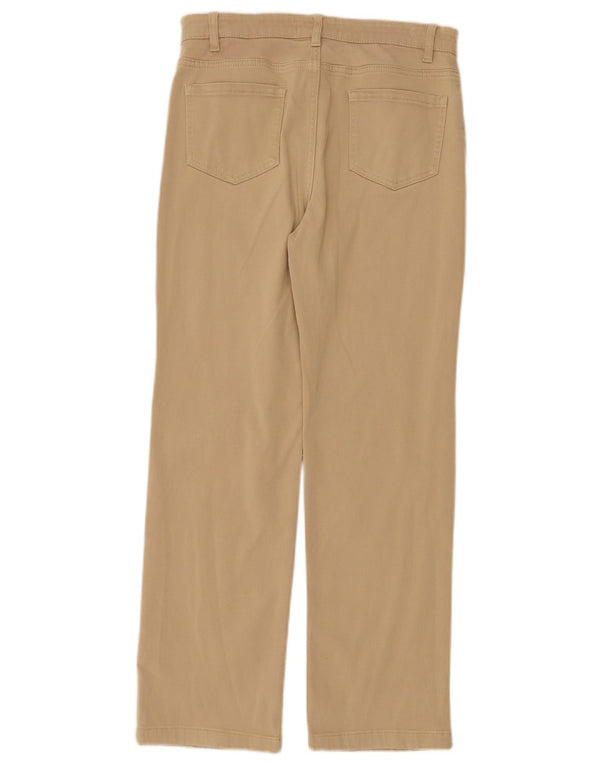 Marks & Spencer Damen Gerade Freizeithose UK 12 Medium W30 L28 Beige