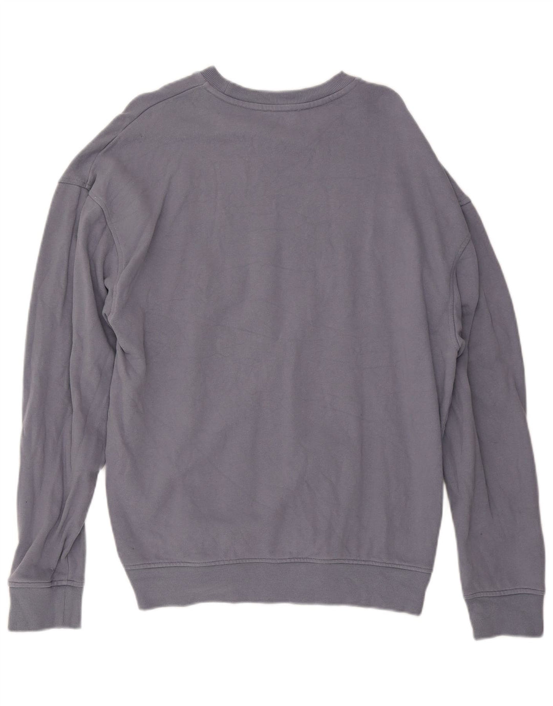 REISS Herren-Sweatshirt-Pullover, groß, blaue Baumwolle