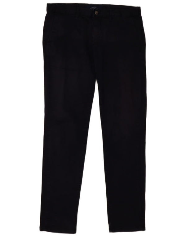 ZARA Slim Chino-Hose für Herren, EU 40, M, B31, L32, Marineblau