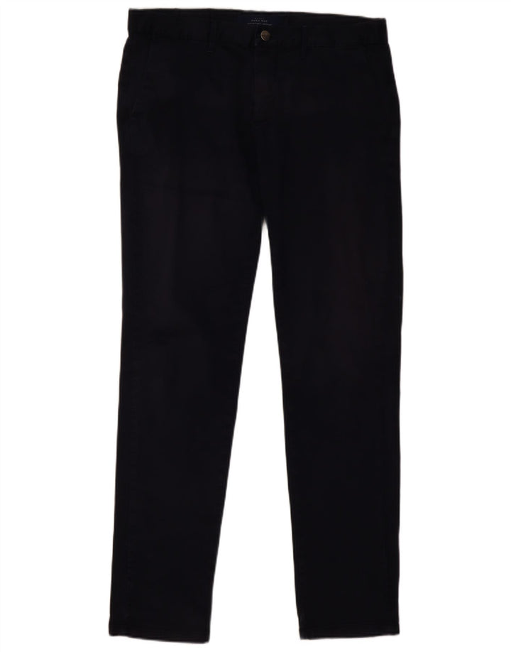 ZARA Slim Chino-Hose für Herren, EU 40, M, B31, L32, Marineblau