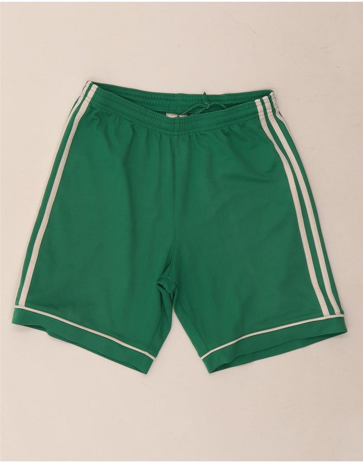 ADIDAS Climalite Sportshorts für Jungen, 13–14 Jahre, grünes Polyester