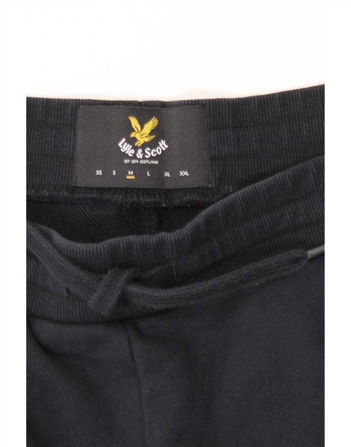 Lyle & Scott Herren-Trainingshose, Jogginghose, mittelschwarz, Baumwolle