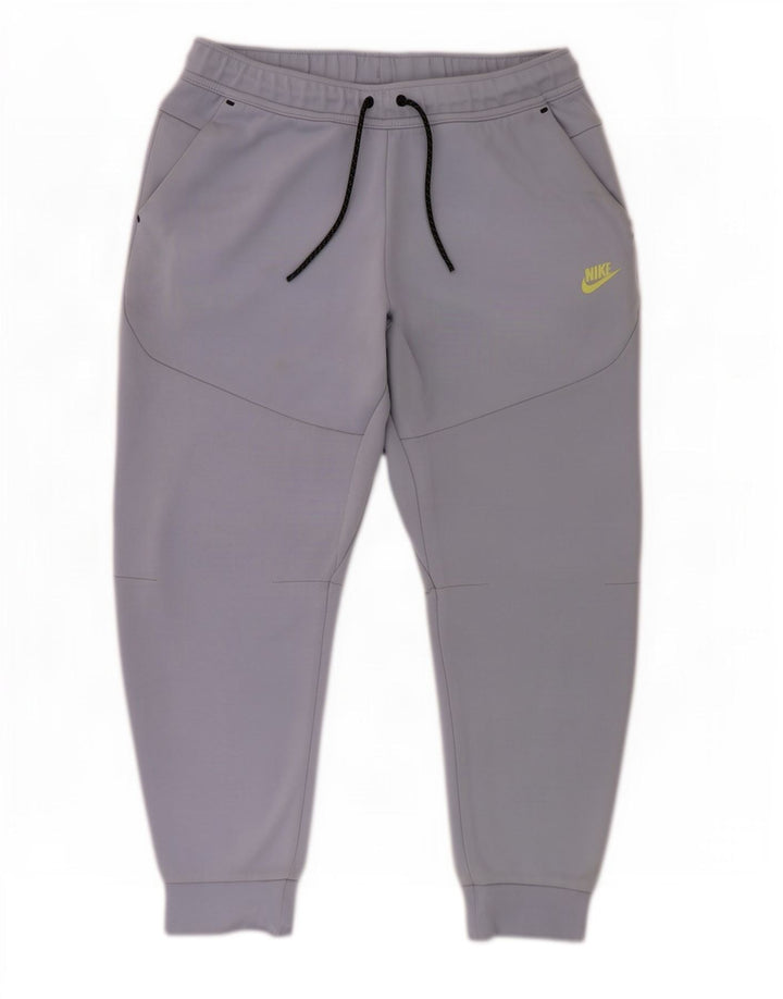 Nike Herren-Trainingshose, Jogginghose, Größe L, Blau, Baumwolle