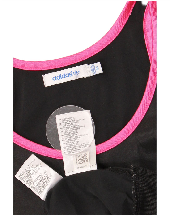 Adidas Damen Graphic Vest Top EU 40 Mittelschwarzes Polyester
