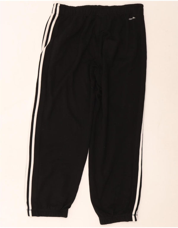 Adidas Damen Climalite Crop Trainingsanzug Hose Jogger UK 14 Medium Schwarz
