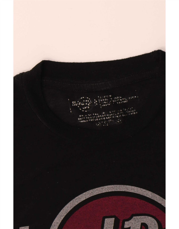 Hard Rock Cafe Herren Munich Graphic T-Shirt Top Medium Schwarz